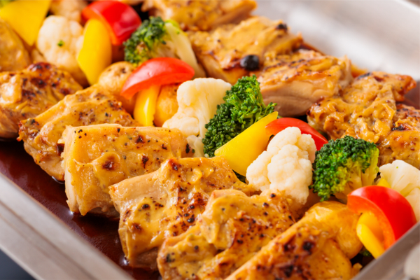 やわらかチキンのディアブル風